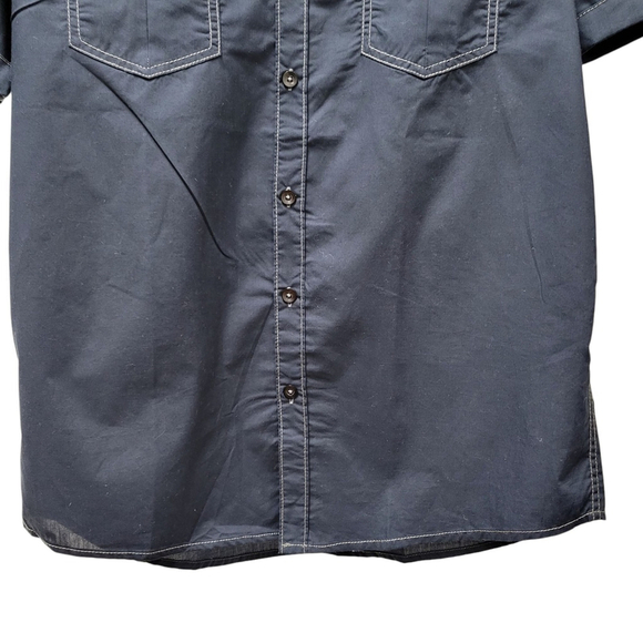 Michael Brandon Button-Up Activity Short Sleeves Shirt Size Medium Excellent... - Picture 5 of 7